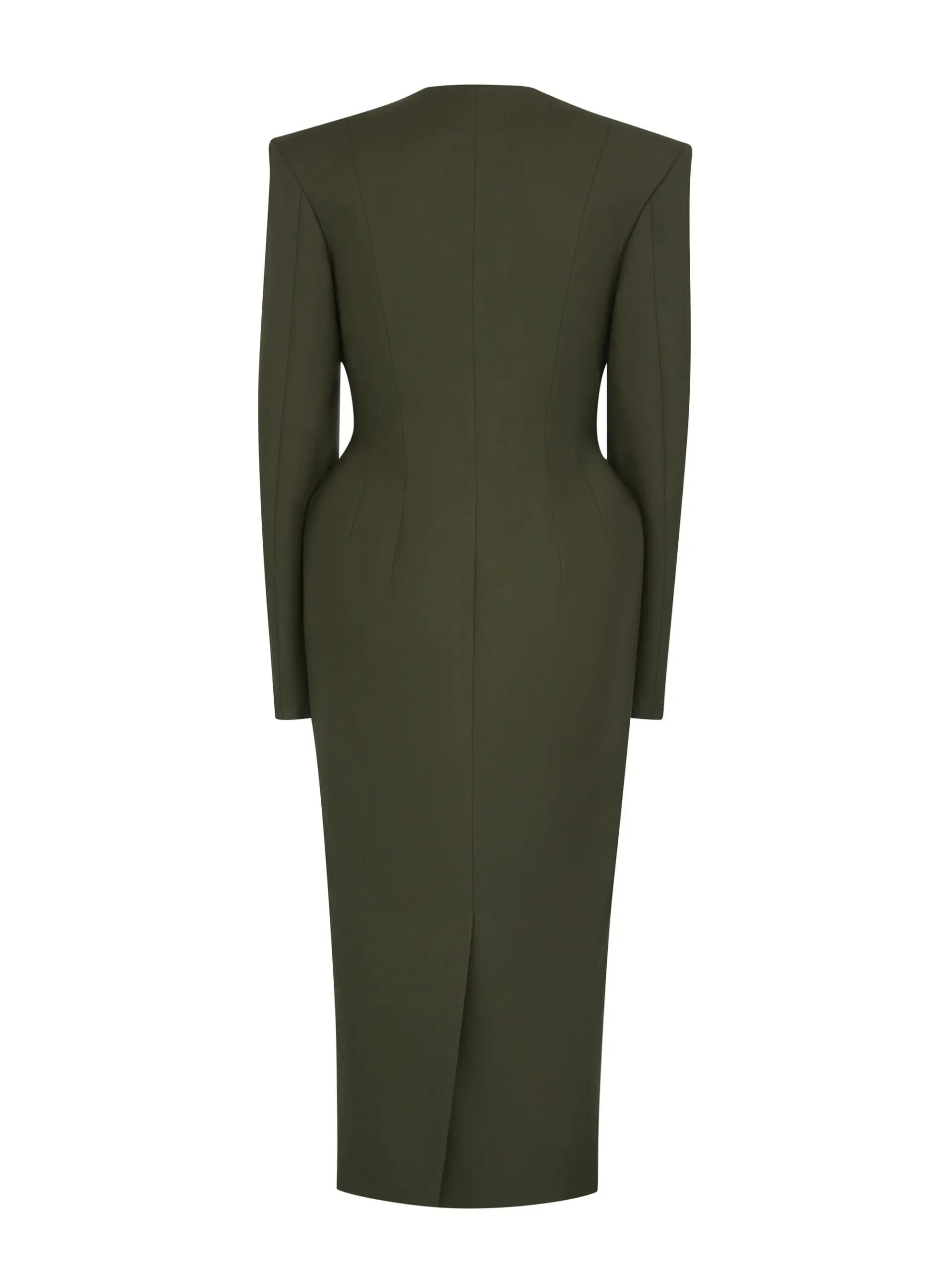 Embroidered Tailored Blazer Dress Mugler