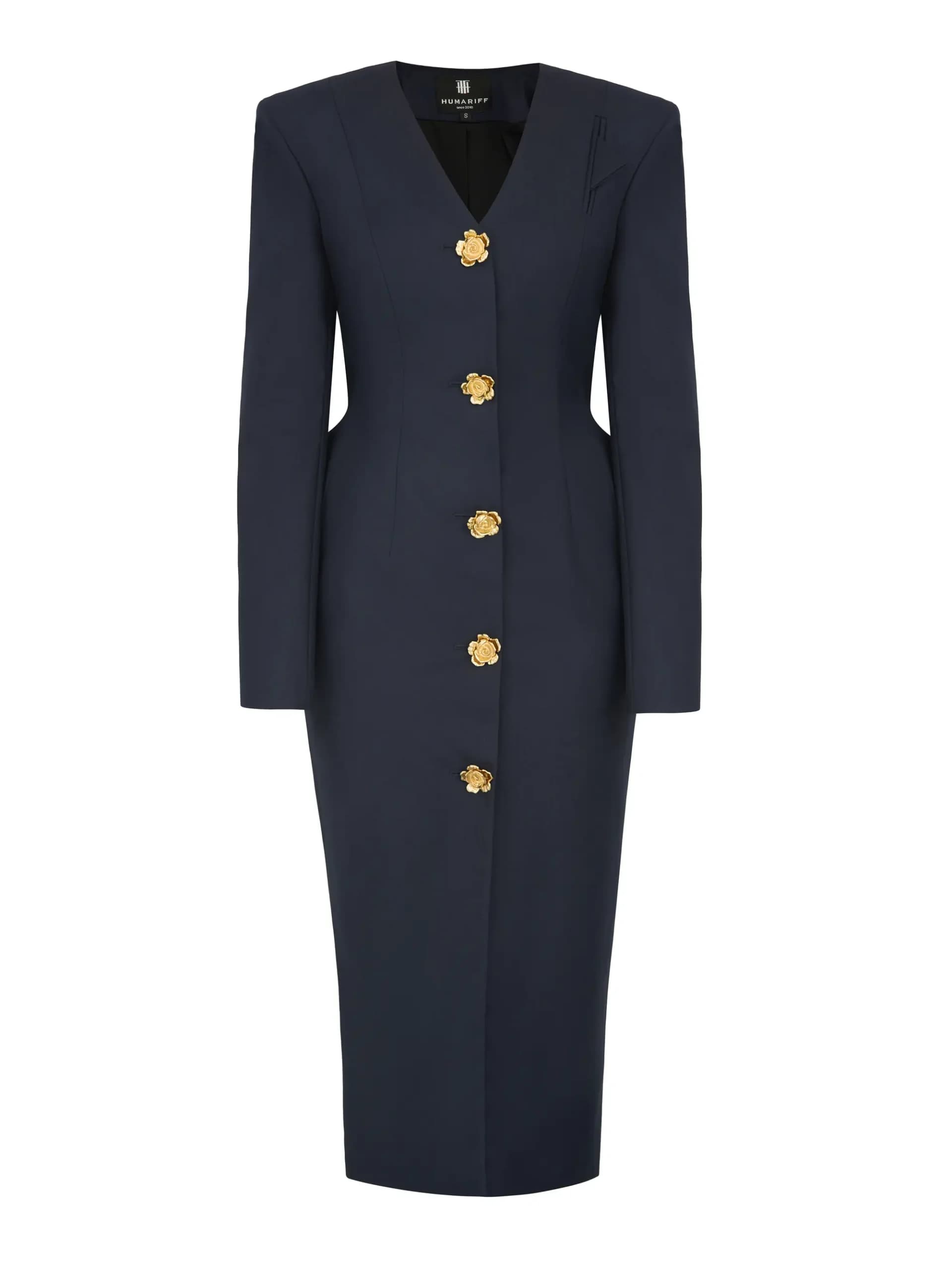 Платье Mugler с розами