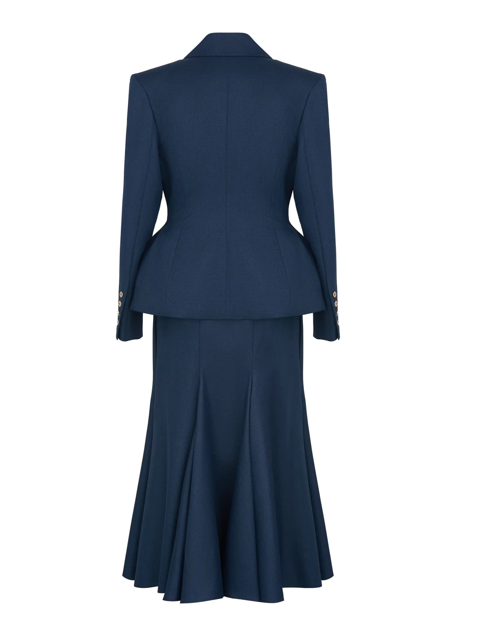 Юбка-годе миди Navy