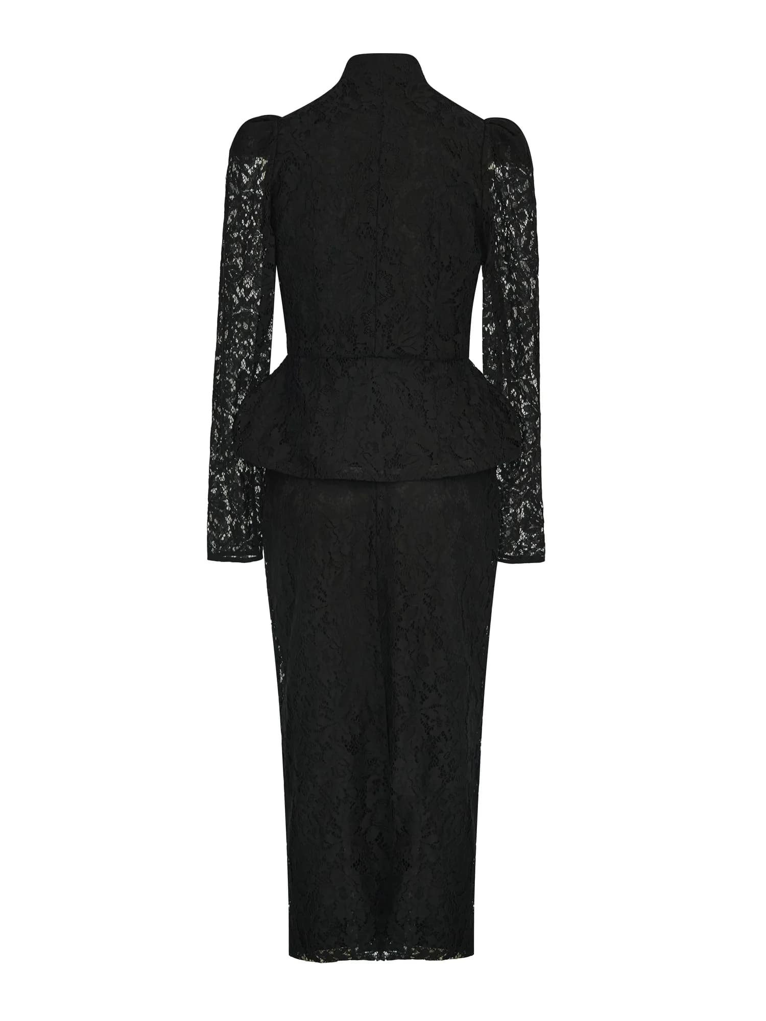 Кружевное платье «Navy» с коротким рукавом