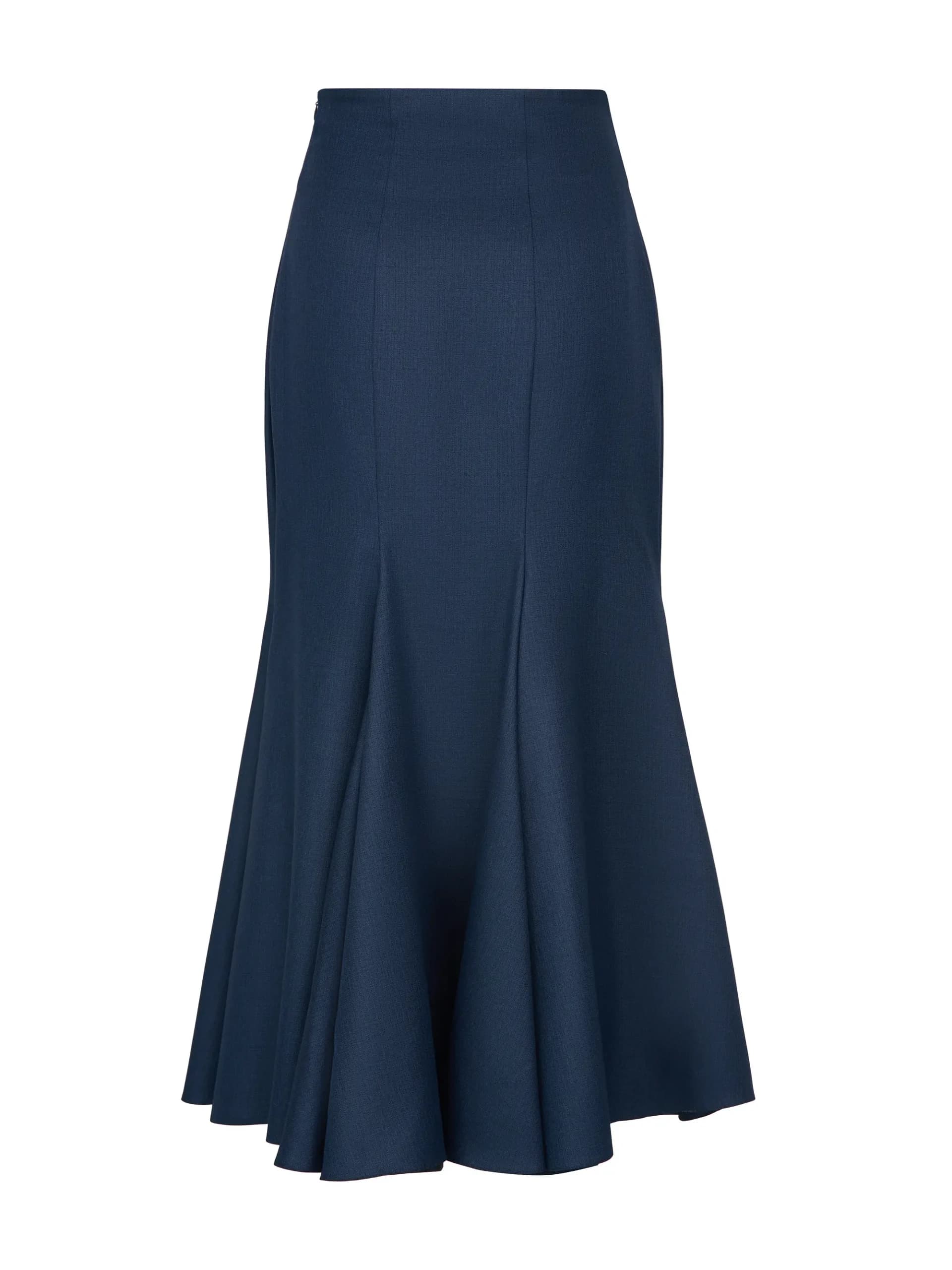 Юбка-годе миди Navy — HUMARIFF
